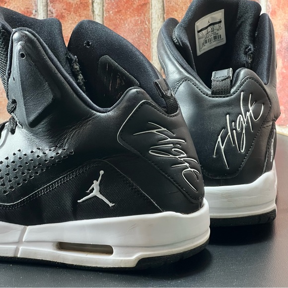 Nike Jordan Flight SC-3 Sneakers Men's Shoe Size 11 629877-008 Black White - Picture 5 of 7